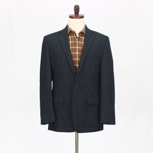 Calvin Klein 40R Gray Blazer Sport Coat Jacket 2-Button Solid T993